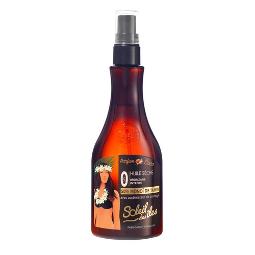 Soleil Des Iles Huile Seche Bronzage Intense 150ml