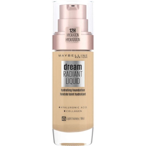 Maybelline New York Dream Radiant Liquid Fond De Teint Eclat Miel 30 ml