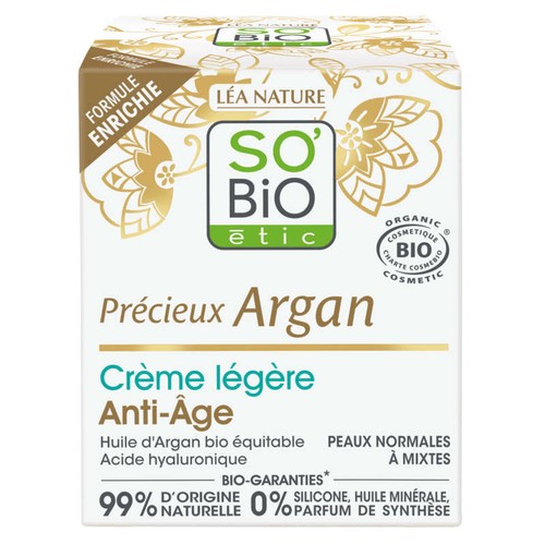 SO'BiO Étic Crème Légère Anti-âge 50ml