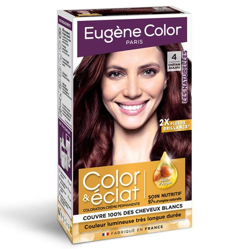 Eugène Color Coloration permanente Châtain Acajou 115ml