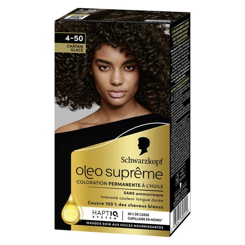 Schwarzkopf Oleo Suprême châtain glace 4-50