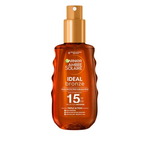 Garnier Ambre Solaire idéal Bronze Huile Protectrice FPS15 150ml