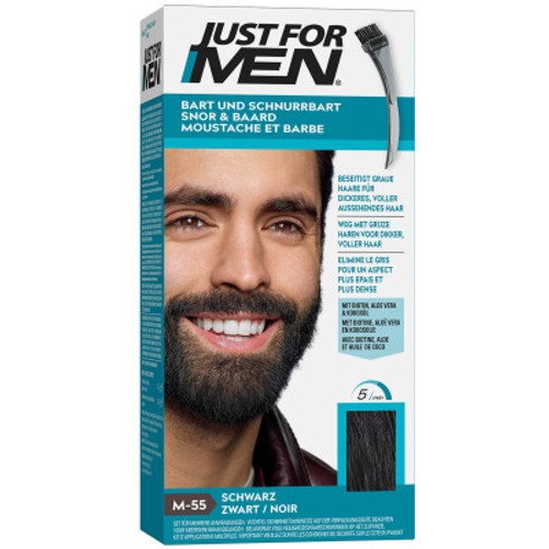 Just For men Gel colorant Barbe Real Black