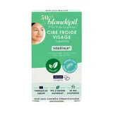 Blondépil Cire froide végétale visage naturelles végan x12 bandes