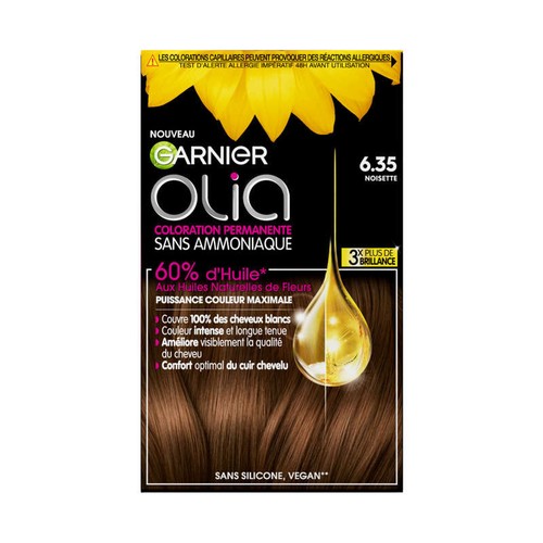 Olia Coloration Sans Amoniaque 6.35 Noisette