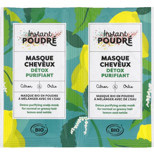 Instant Poudré Masque Cheveux Détox Purifiant 2x8g