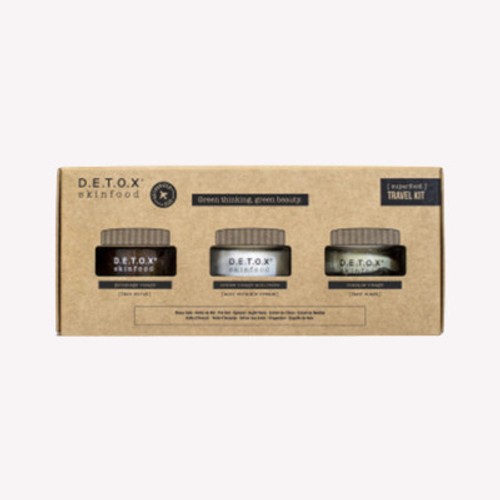 Detox Skin Food Travel Kit Coffret 2 Crème+
