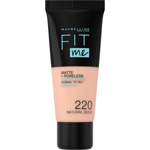 Maybelline New York Fit Me! Fond De Teint Liquide Matte + Poreless Beige Naturel 30 ml
