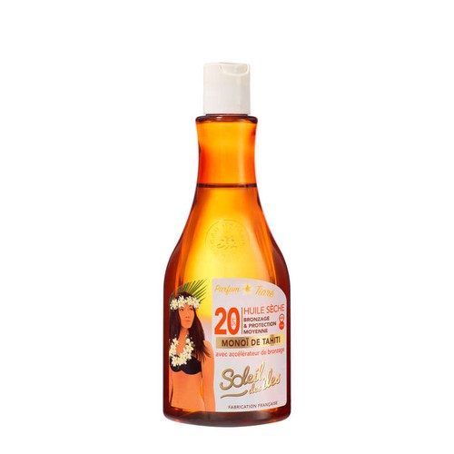 Soleil Des Îles Huile Sèche Monoï De Tahiti Spf20 150ml