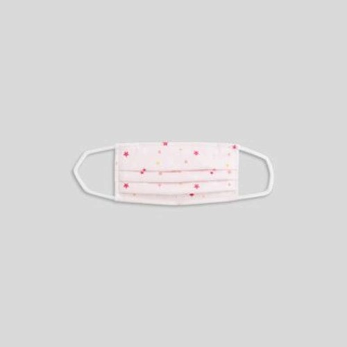 Cat 1 - Ruko Masques en Tissu Lavables Enfants Imprimé Etoiles Roses Lot x2