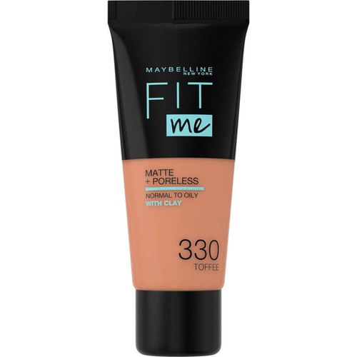 Maybelline New York Fit Me! Fond De Teint Liquide Matte + Poreless Caramel Doré 30 ml
