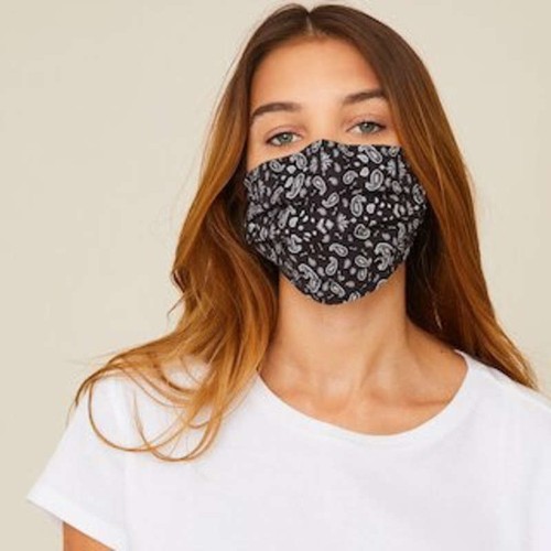 Cat 1 - Lot de 2 Masques en Tissu Lavables Adultes