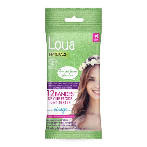 Loua 12 Bandes Naturelles Cire Froide x12