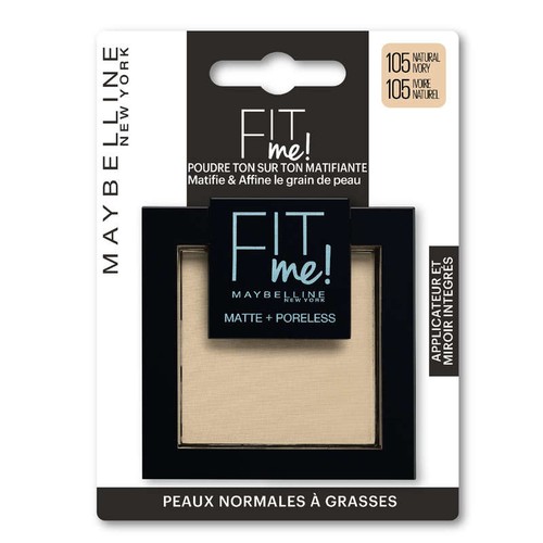 Gemey Maybelline Tnt Fit Me Mat Por.Pdr 105 Bl