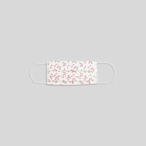 Cat 1 - Ruko Masques en Tissu Lavables Enfants Imprimé Etoiles Blanc TU Lot x2