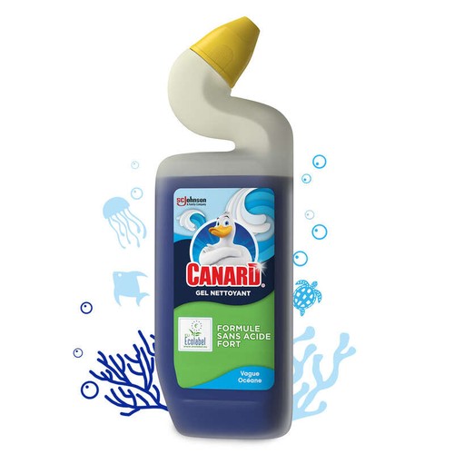 Canard Wc Gel action intense désinfectant parfum marine 750ml