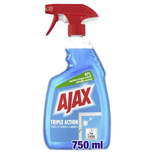 Ajax Nettoyant Vitres Triple Action Spray - 750ml