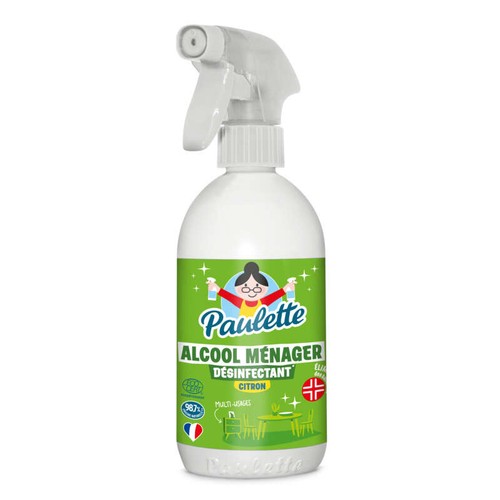 Paulette Alcool Ménager Nettoyant Multi-Usages 500ml