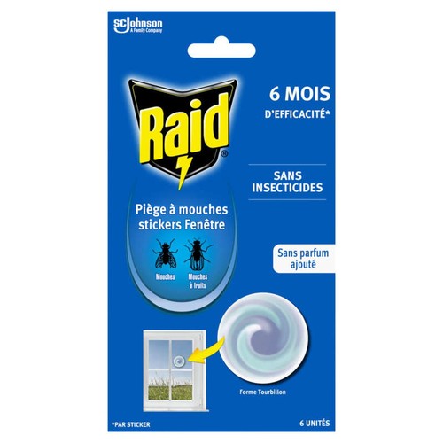 RAID® Piège à mouches x6