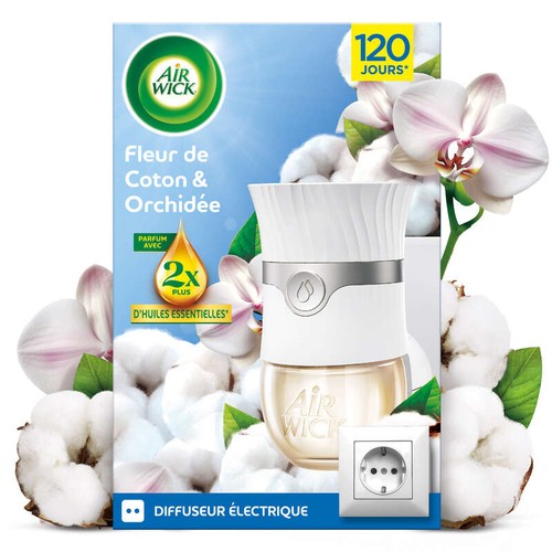 Airwick Diffuseur Electrique de Parfum aux Huiles Essentielles + Recharge