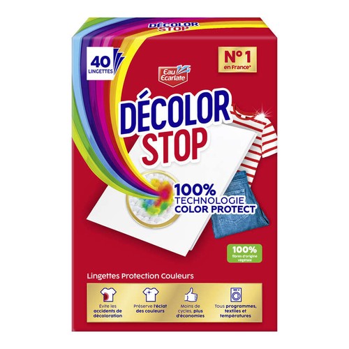 Décolor Stop Protection Couleurs x40 Lingettes