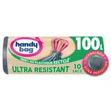 Handy Bag Sacs Poubelle à poignées ultra résistant 10x100L
