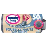 Handy Bag Sacs Poubelle Haute 10x50L