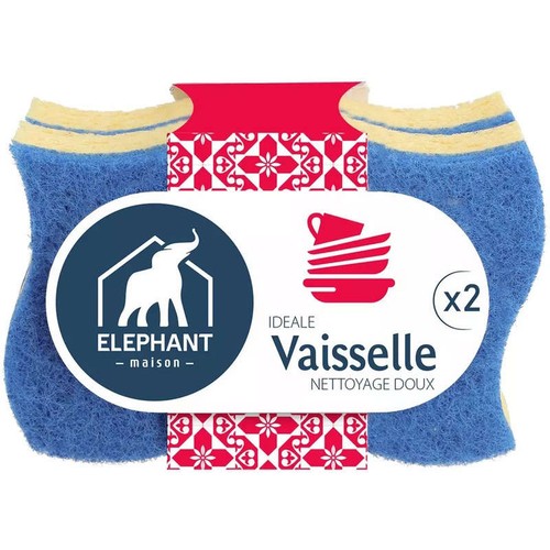 Elephant Maison Eponge Vaisselle Nettoyage Doux *2