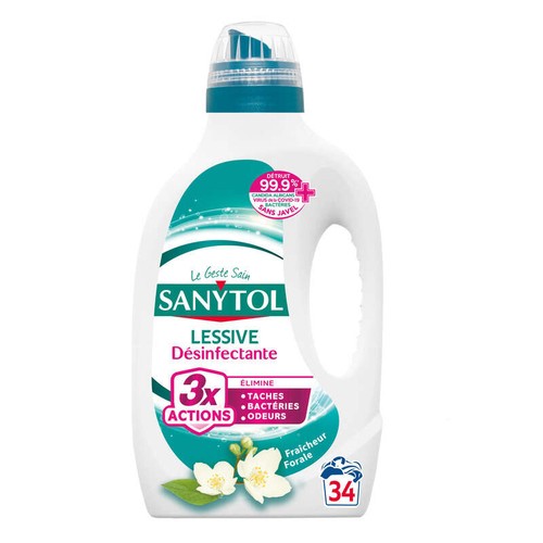 Sanytol Lessive concentrée désinfectante florale 1.70L