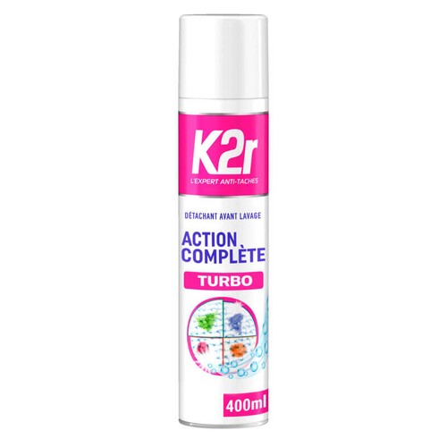 K2R Détachant Avant Lavage, Mousse Active 0.4 L