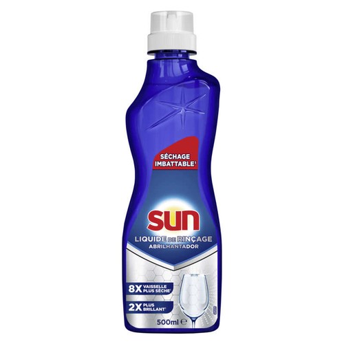 Sun Liquide de Rinçage Lave-Vaisselle Séchage 500ml