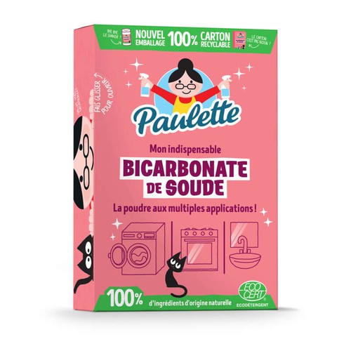 Paulette Bicarbonate de Soude Ecocert 500g