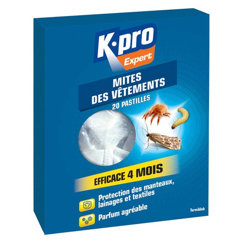 Kapo Pastilles antimites sachet de 20 pastilles