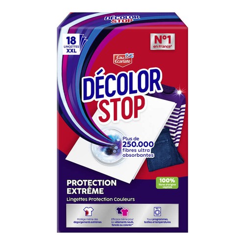 Decolor Stop Protection Couleurs Extrême x18 Lingettes