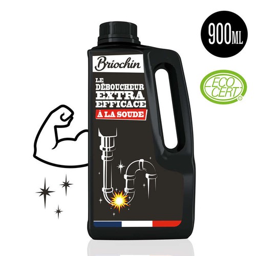 Briochin Gel Déboucheur Extra Puissant À La Soude Écocert 900ml