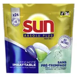 Sun Absolu Plus Tout en 1 Capsules Lessive Bio Enzymes x26