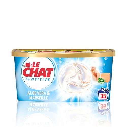 Le Chat Discs Savon de Marseille Aloe Vera x35 Lavages