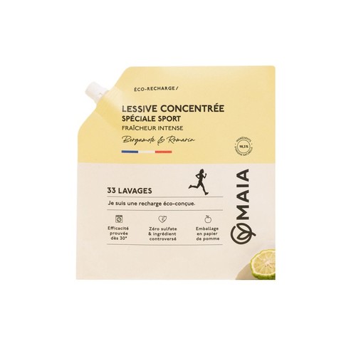 Maia Eco Recharge Lessive Sport 33 Lavages 1L