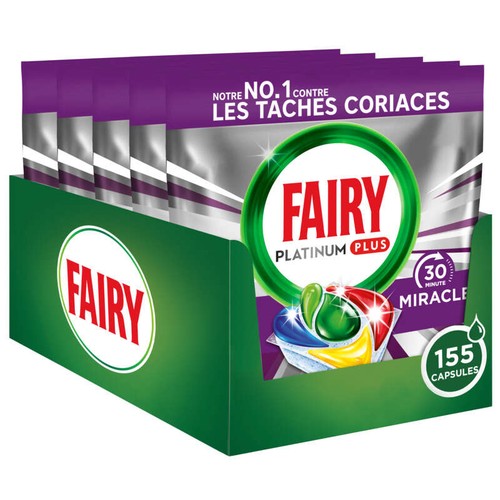 Fairy Miracle tablette vaisselle citron 510g