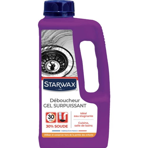 Starwax Gel Déboucheur À La Soude 1L