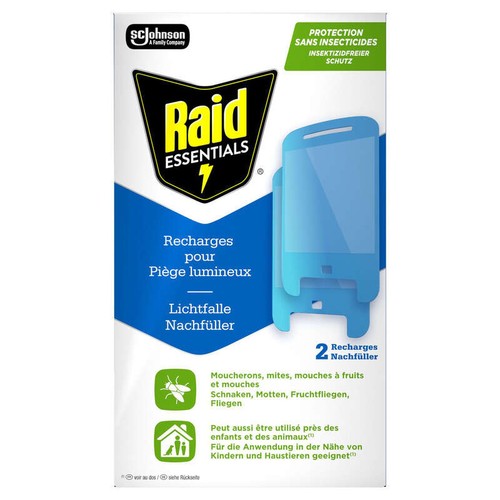 Raid Recharge pour Pièges lumineux x2