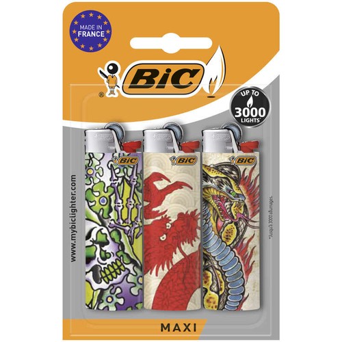Bic Maxi Briquets Décorés x3