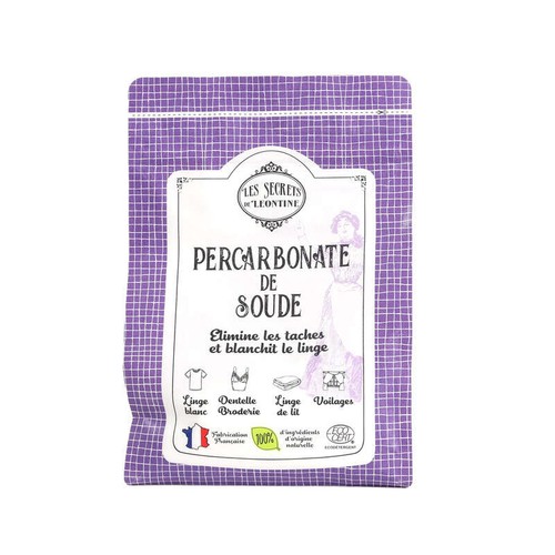 Les secrets de Léontine Percarbonate de soude Ecocert Pack Kraft 500g