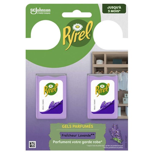Pyrel Gel parfumé Lavande x2