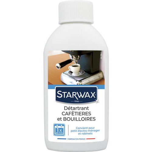 Starwax Détartrant Cafetières, Bouilloires 250ml