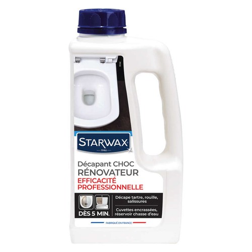 Starwax Décapant Choc Rénovateur Efficacité Professionnelle WC 1,05L
