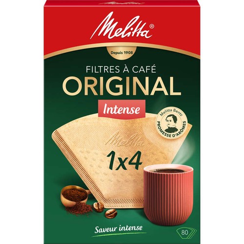 Melitta Filtres à Café Original intense 1x4 x80