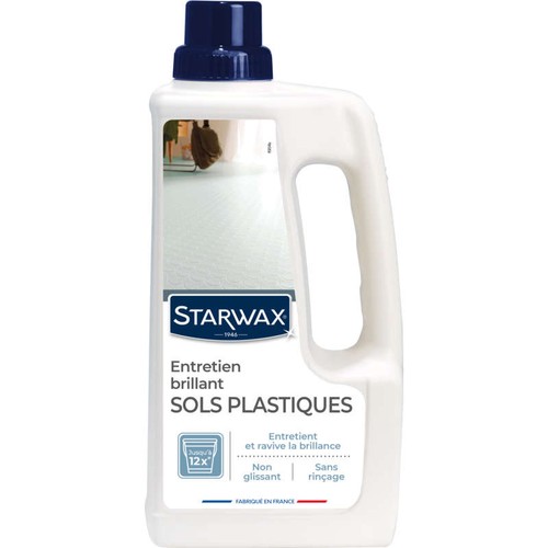 Starwax Entretien Brillant 2 En 1 Sols Plastiques 1L