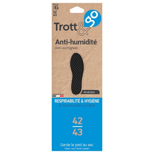La Brosse et Dupont Semelles Anti Humidité 42/43