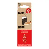 La Brosse Et Dupont Lacet Ronds Marron 75cm 2 Paires